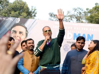 Akshay Kumar snapped promoting his film 'Pad Man' at Delhi University