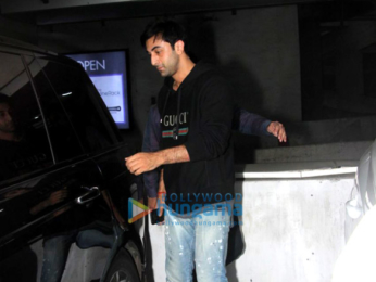 Alia Bhatt and Ranbir Kapoor snapped attending a screening of 'Padmaavat' in Lower Parel