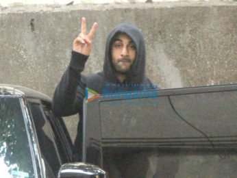 Alia Bhatt and Ranbir Kapoor spotted after dance rehersals in Khar