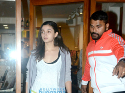 Alia Bhatt snapped at Sequel Cafe in Bandra