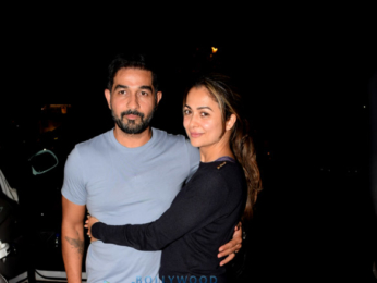 Amrita Arora snapped with her husband in Bandra