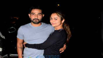 Amrita Arora snapped with her husband in Bandra