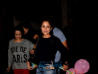 Amrita Arora snapped with her husband in Bandra