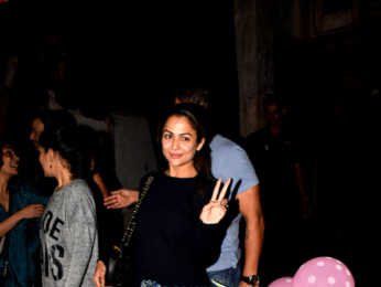 Amrita Arora snapped with her husband in Bandra