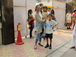 Amrita Arora snapped with kids