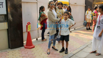 Amrita Arora snapped with kids