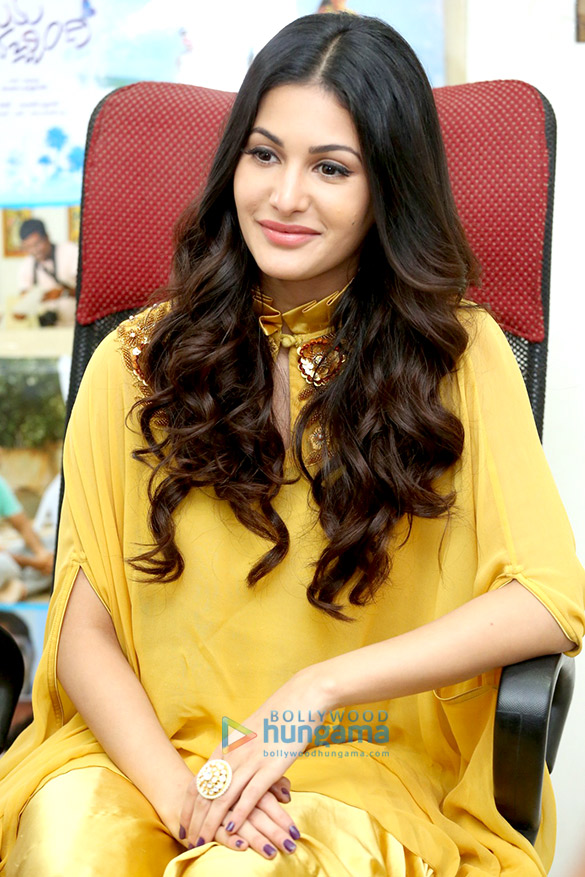 amyra dastur snapped in a yellow dress at a photoshoot 1