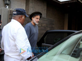 Anil Kapoor and Rhea Kapoor snapped in Juhu