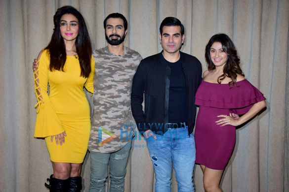 arbaaz khan and manjari fadnis snapped at the promotions of nirdosh 1