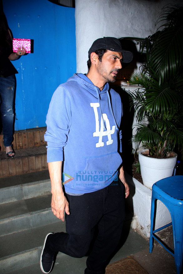 arjun rampal spotted at olive bandra 4