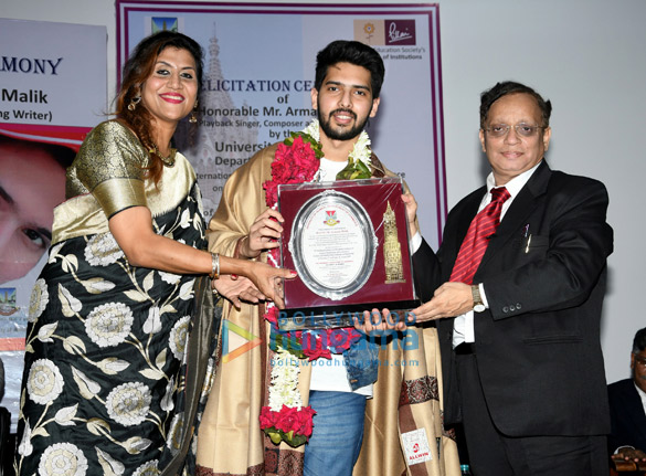 Armaan Malik felicitated at the International Commerce and Management Conference Armaan Malik felicitated at the International Commerce and Management Conference