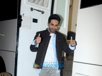 Ayushmann Khurrana snapped at Filmalaya Studio in Andheri