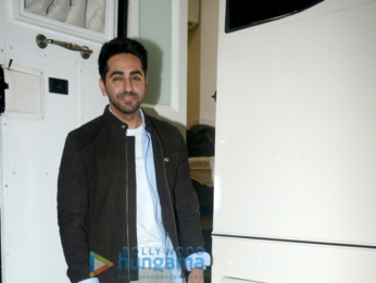 Ayushmann Khurrana snapped at Filmalaya Studio in Andheri