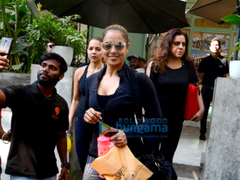 Bipasha Basu and Deanne Panday spotted at Kitchen Garden in Bandra