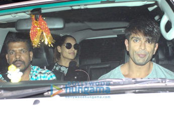 Bipasha Basu and Karan Singh Grover spotted at Myrah Spa, Juhu