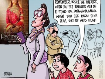 Bollywood Toons: Padmaavat conquers Karni Sena! Bollywood Toons: Padmaavat conquers Karni Sena!