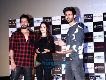 Cast of Sonu Ke Titu Ki Sweety grace the opening of Carnival Select Lounge at Carnival Cinemas IMAX Wadala