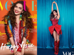 Bold lips, dazzling smile, glitter rainbow shirt – Deepika Padukone graces the Happy Issue of Vogue this month