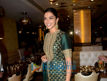 Deepika Padukone snapped at Maharaja Bhog restaurant