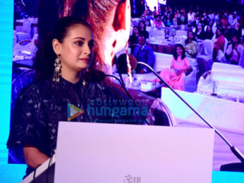 Dia Mirza snapped attending the Education conclave