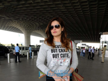Farhan Akhtar, Zareen Khan and Kackky Bhagnani snapped at the airport