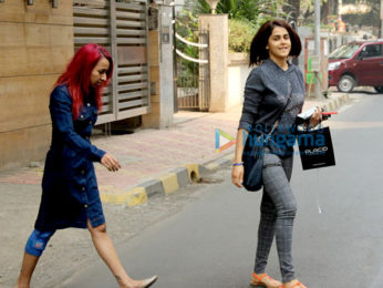 Genelia Dsouza spotted after salon session