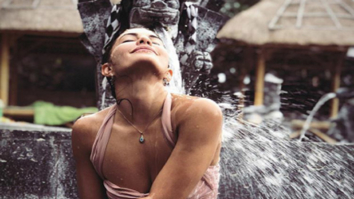 HOT! Jacqueline Fernandez looks sizzling while taking a hot spring shower in Thailand