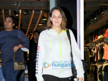 Hazel Keech snapped at the Puma store in Khar