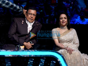 Hema Malini snapped on the sets of Dance India Dance
