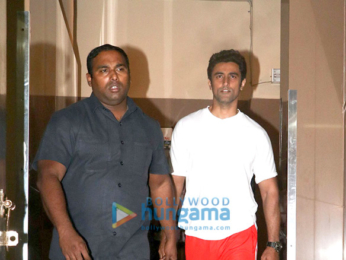 Hrithik Roshan and Kunal Kapoor spotted at PVR Juhu