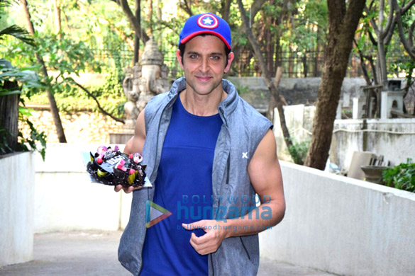 Hrithik Roshan celebrates his 44th birthday with the media Hrithik Roshan celebrates his 44th birthday with the media