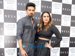 Huma Qureshi and Saqib Saleem walk the ramp at the Lakme Fashion Week 2018