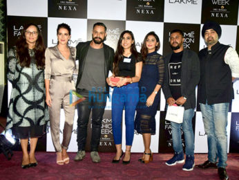 Isabel Kaif snapped at Lakme Fashion Week