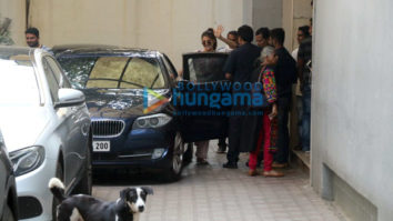 Jacqueline Fernandez snapped outside the Tips Films office in Bandra