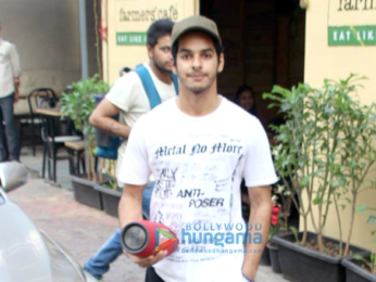 Janhvi Kapoor and Ishaan Khatter spotted at Farmers Cafe