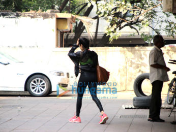 Janhvi Kapoor snapped at the gym