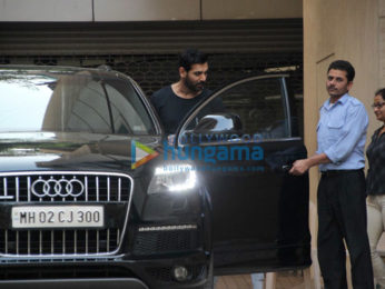 John Abraham snapped outside a friend's place