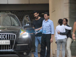 John Abraham snapped outside a friend’s place