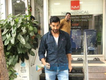 John Abraham spotted at NM Medical in Bandra