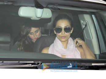 Kareena Kapoor Khan, Malaika Arora and Amrita Arora spotted at Bandra