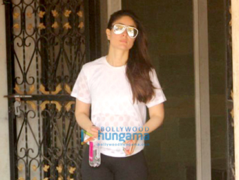 Kareena Kapoor Khan snapped outside the gym