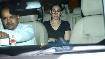 Karisma Kapoor and Amrita Arora spotted at Kareena Kapoor Khan’s home