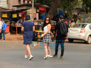 Krishna Shroff spotted with her boyfriend in Bandra