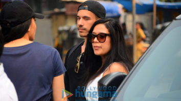 Krishna Shroff spotted with her boyfriend in Bandra