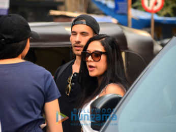 Krishna Shroff spotted with her boyfriend in Bandra