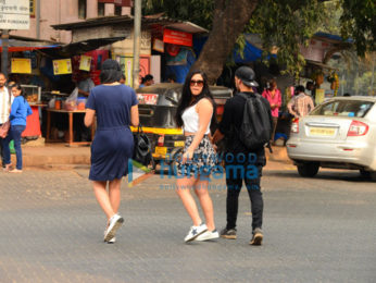 Krishna Shroff spotted with her boyfriend in Bandra