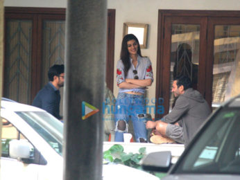 Kriti Sanon spotted at Maddock Flims' office in Khar