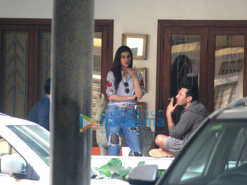 Kriti Sanon spotted at Maddock Flims' office in Khar