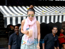 Malaika Arora spotted after a salon session in Bandra