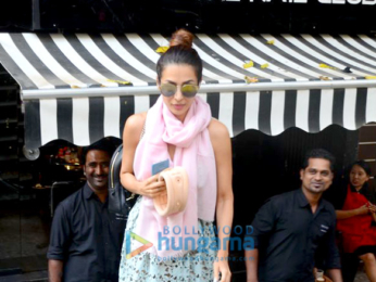 Malaika Arora spotted after a salon session in Bandra